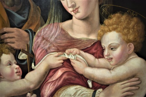 Renaissance - Sainte Famille - Atelier de Michele Tosini (1503-1577)